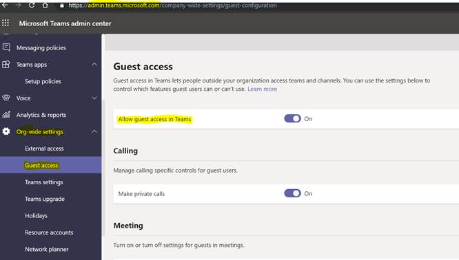 Microsoft Teams - Type Of Member (Guest)